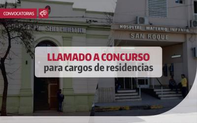 Llamado a concurso para cargos de residencias